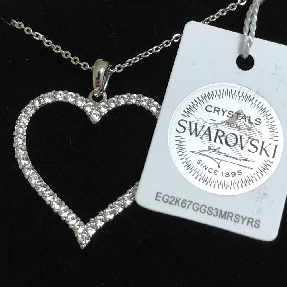 Nic & syd silver necklace with SWAROVSKI crystals
